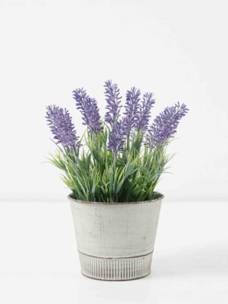 Artificial Flower 20*20*29cm Lavender in Metal pot GS-03322065 Potted Flowers&Plants 3,000+ sqm showroom with thousands of artificial flowers, plants & trees ready for global sourcing.
