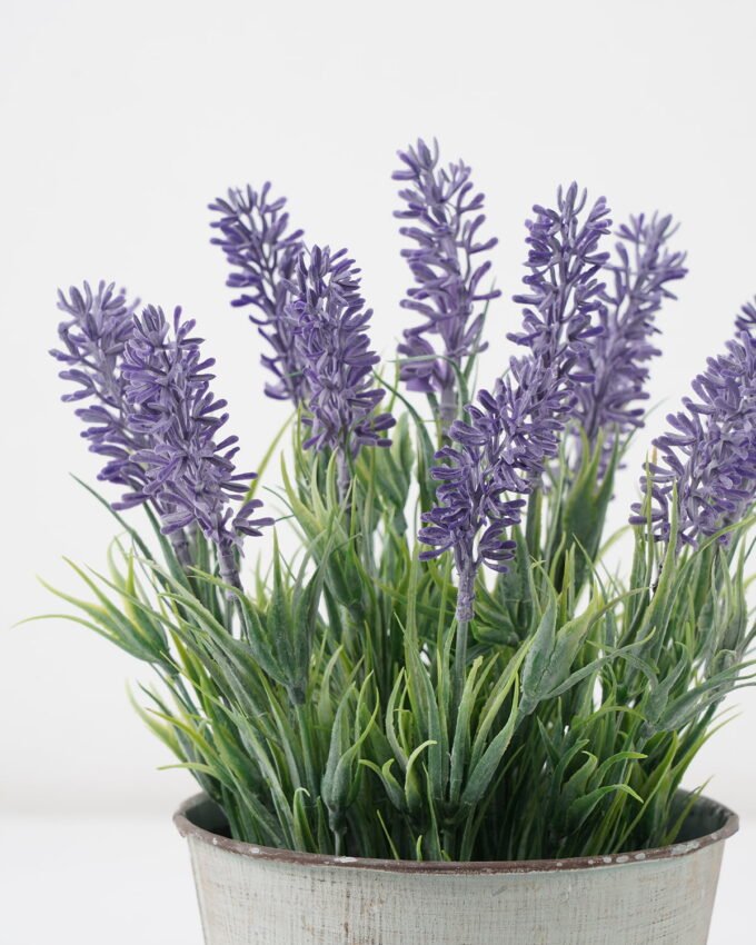 Artificial Flower 18*18*24.5cm Lavnder in Metal Pot GS-03322071 Potted Flowers&Plants YeahFlower is one of Chinese leading OEM manufacturers and exporters , supplying the silk flowers, wholesale artificial trees