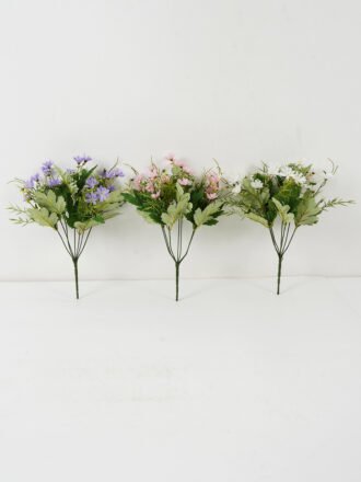 Artificial Flower 30*30*42cm Lewisia *9 bush GS-16822029 Flowers Bush 3,000+ sqm showroom with thousands of artificial flowers, plants & trees ready for global sourcing.