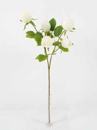 Artificial Flower 20*53cm Mary rose*5 GS-25822002-Z1 Single Flowers 3,000+ sqm showroom with thousands of artificial flowers, plants & trees ready for global sourcing.