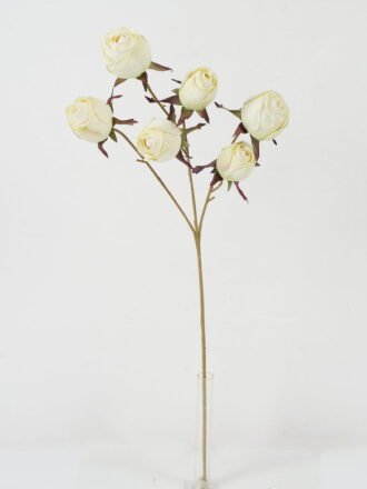 Artificial Flower 18*59cm Mary rose*6 GS-25822005-Z3 Single Flowers 3,000+ sqm showroom with thousands of artificial flowers, plants & trees ready for global sourcing.