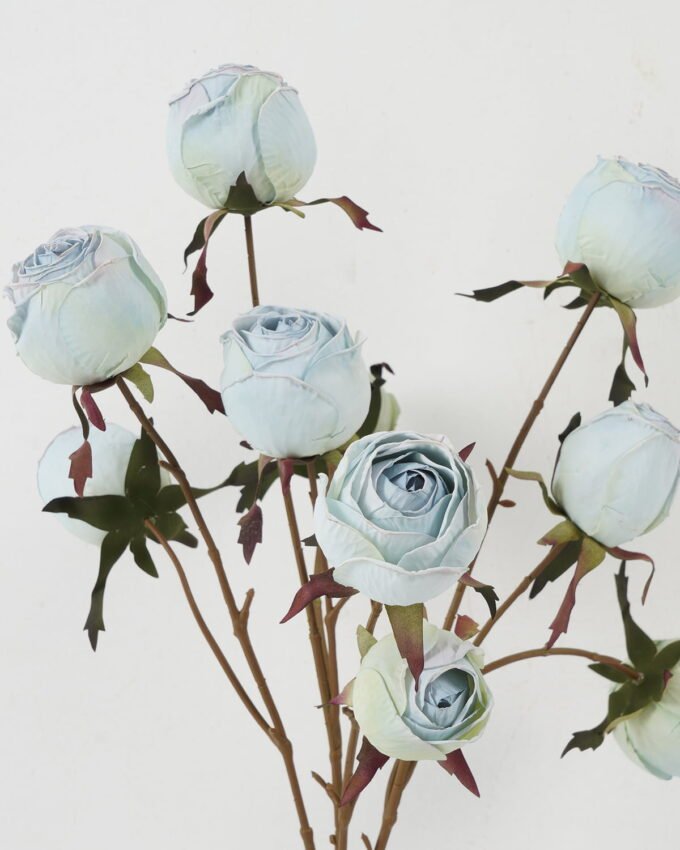 Artificial Flower 25*55cm Mary rose bush GS-25822007-B1 Bouquet YeahFlower is one of Chinese leading OEM manufacturers and exporters , supplying the silk flowers, wholesale artificial trees