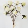 Artificial Flower 25*55cm Mary rose bush GS-25822007-W1 Bouquet YeahFlower is one of Chinese leading OEM manufacturers and exporters , supplying the silk flowers, wholesale artificial trees