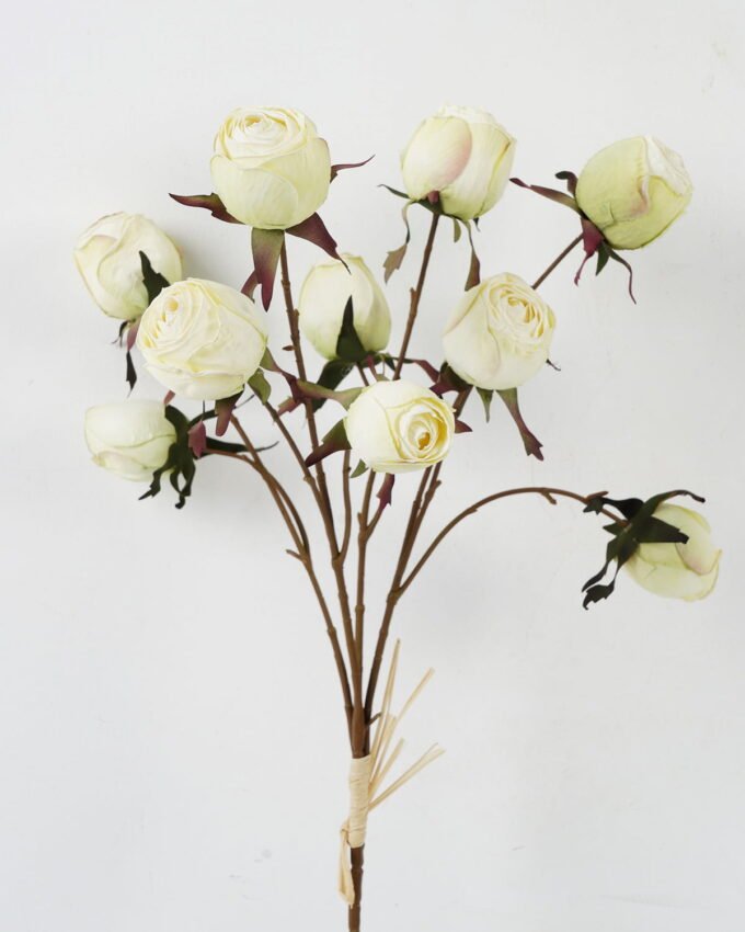 Artificial Flower 25*55cm Mary rose bush GS-25822007-W1 Bouquet YeahFlower is one of Chinese leading OEM manufacturers and exporters , supplying the silk flowers, wholesale artificial trees