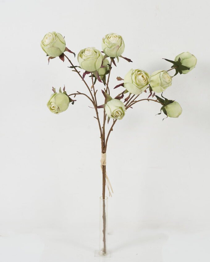 Artificial Flower 25*55cm Mary rose bush GS-25822007-W1 Bouquet YeahFlower is one of Chinese leading OEM manufacturers and exporters , supplying the silk flowers, wholesale artificial trees