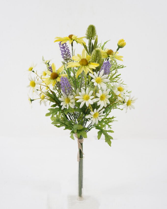 Artificial Flower 28*28*50cm Mix daisy eryngium lavender *7 bundle GS-16822027 Bouquet YeahFlower is one of Chinese leading OEM manufacturers and exporters , supplying the silk flowers, wholesale artificial trees