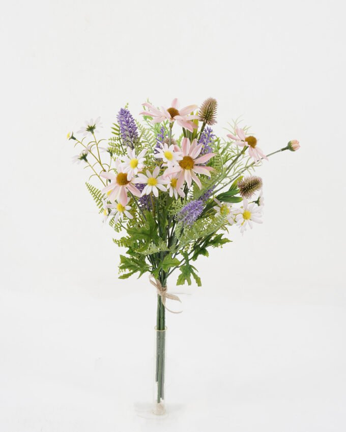Artificial Flower 28*28*50cm Mix daisy eryngium lavender *7 bundle GS-16822027 Bouquet YeahFlower is one of Chinese leading OEM manufacturers and exporters , supplying the silk flowers, wholesale artificial trees