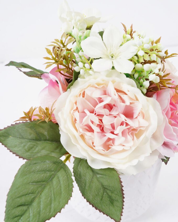 Artificial Flower 25*25*24cm Mix rose anemone in ceramic pot GS-16822019 Potted Flowers&Plants YeahFlower is one of Chinese leading OEM manufacturers and exporters , supplying the silk flowers, wholesale artificial trees