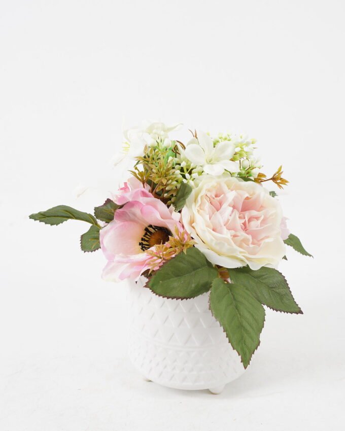 Artificial Flower 25*25*24cm Mix rose anemone in ceramic pot GS-16822019 Potted Flowers&Plants YeahFlower is one of Chinese leading OEM manufacturers and exporters , supplying the silk flowers, wholesale artificial trees