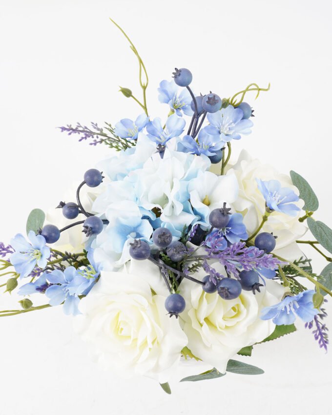 Artificial Flower 25*25*23cm Mix rose hydrangea in ceramic pot GS-16822018-W1 Potted Flowers&Plants YeahFlower is one of Chinese leading OEM manufacturers and exporters , supplying the silk flowers, wholesale artificial trees