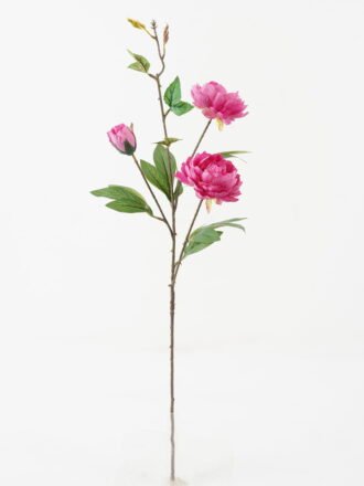 Artificial Flower 25*25*75cm Peony *3 single stem GS-26222011-Z1 Single Flowers 3,000+ sqm showroom with thousands of artificial flowers, plants & trees ready for global sourcing.
