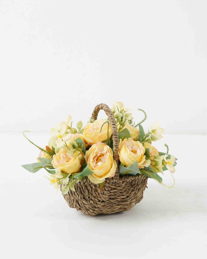 Artificial Flower 25*19*18.5cm Peony in Basket GS-03322091-Y1 Potted Flowers&Plants YeahFlower is one of Chinese leading OEM manufacturers and exporters , supplying the silk flowers, wholesale artificial trees