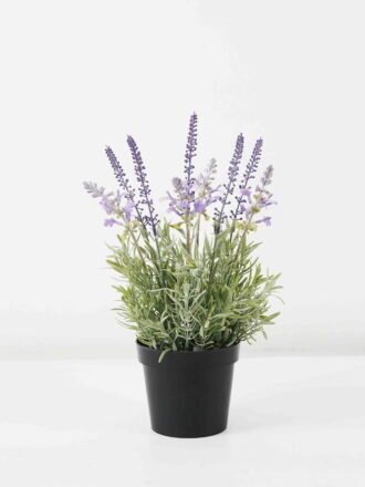 Artificial Flower 25*18*25cm Lavender Daisy in Wooden pot GS-03322034 Potted Flowers&Plants 3,000+ sqm showroom with thousands of artificial flowers, plants & trees ready for global sourcing.