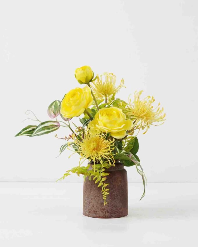 Artificial Flower 30*22*34cm Ranunculus arrangement in Wooden Paper pot GS-03322053-Y2 Potted Flowers&Plants YeahFlower is one of Chinese leading OEM manufacturers and exporters , supplying the silk flowers, wholesale artificial trees