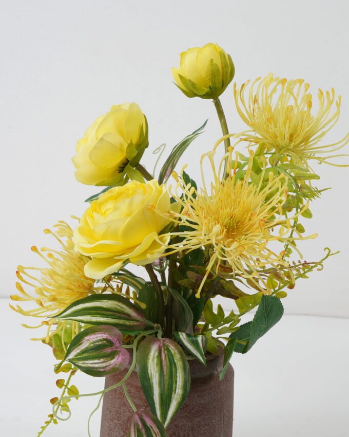 Artificial Flower 30*22*34cm Ranunculus arrangement in Wooden Paper pot GS-03322053-Y2 Potted Flowers&Plants YeahFlower is one of Chinese leading OEM manufacturers and exporters , supplying the silk flowers, wholesale artificial trees