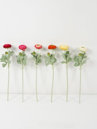 Artificial Flower 8*8*50cm Ranunculus single stem GS-66222017-O1 Single Flowers 3,000+ sqm showroom with thousands of artificial flowers, plants & trees ready for global sourcing.