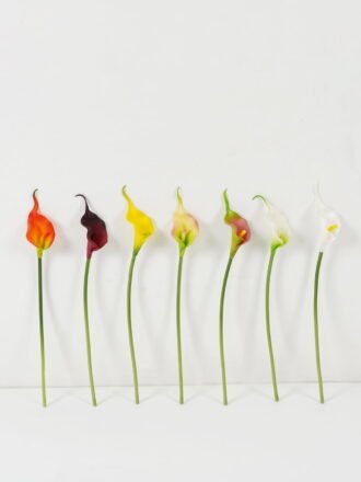 Artificial Flower 10*10*42cm Real touch calla single stem GS-47122001-Z1 Single Flowers 3,000+ sqm showroom with thousands of artificial flowers, plants & trees ready for global sourcing.