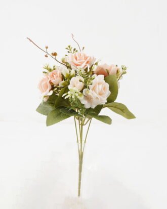 Artificial Flower 20*20*30cm Rose*5 bush GS-67122001-C1 Flowers Bush YeahFlower is one of Chinese leading OEM manufacturers and exporters , supplying the silk flowers, wholesale artificial trees