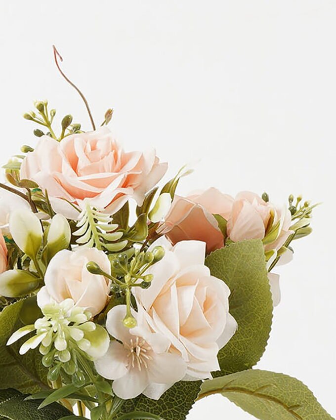 Artificial Flower 20*20*30cm Rose*5 bush GS-67122001-C1 Flowers Bush YeahFlower is one of Chinese leading OEM manufacturers and exporters , supplying the silk flowers, wholesale artificial trees