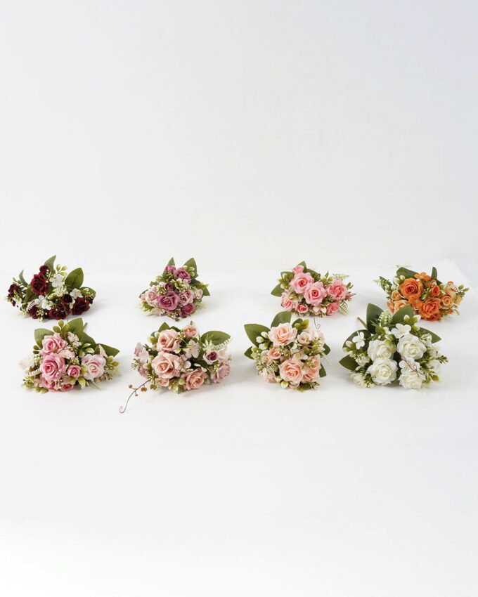 Artificial Flower 20*20*30cm Rose*5 bush GS-67122001-C1 Flowers Bush YeahFlower is one of Chinese leading OEM manufacturers and exporters , supplying the silk flowers, wholesale artificial trees