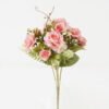 Artificial Flower 20*20*30cm Rose*5 bush GS-67122001-P1 Flowers Bush YeahFlower is one of Chinese leading OEM manufacturers and exporters , supplying the silk flowers, wholesale artificial trees