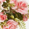 Artificial Flower 20*20*30cm Rose*5 bush GS-67122001-P1 Flowers Bush YeahFlower is one of Chinese leading OEM manufacturers and exporters , supplying the silk flowers, wholesale artificial trees