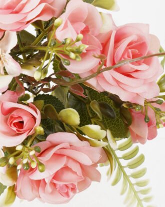 Artificial Flower 20*20*30cm Rose*5 bush GS-67122001-P1 Flowers Bush YeahFlower is one of Chinese leading OEM manufacturers and exporters , supplying the silk flowers, wholesale artificial trees
