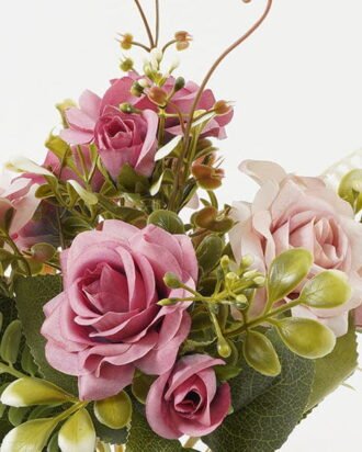 Artificial Flower 20*20*30cm Rose*5 bush GS-67122001-Z1 Flowers Bush YeahFlower is one of Chinese leading OEM manufacturers and exporters , supplying the silk flowers, wholesale artificial trees