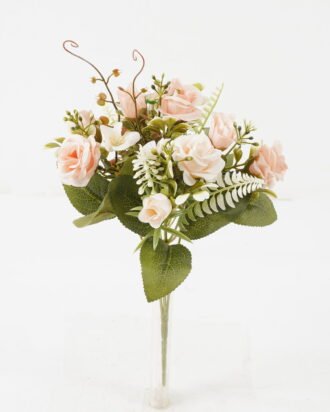 Artificial Flower 20*20*30cm Rose*5 bush GS-67122002-C1 Flowers Bush YeahFlower is one of Chinese leading OEM manufacturers and exporters , supplying the silk flowers, wholesale artificial trees