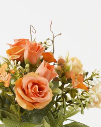 Artificial Flower 20*20*30cm Rose*5 bush GS-67122002-O1 Flowers Bush YeahFlower is one of Chinese leading OEM manufacturers and exporters , supplying the silk flowers, wholesale artificial trees