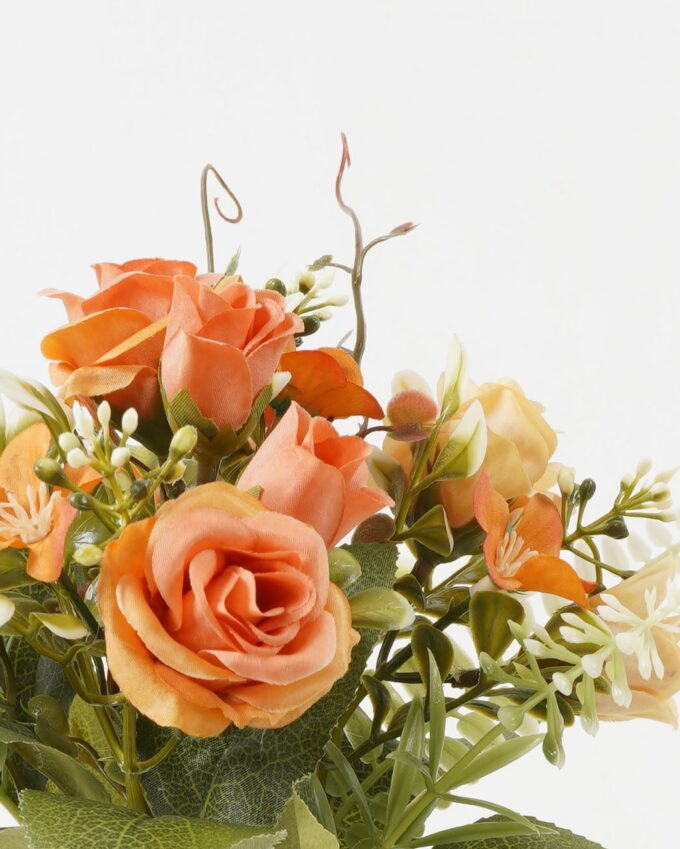 Artificial Flower 20*20*30cm Rose*5 bush GS-67122002-O1 Flowers Bush YeahFlower is one of Chinese leading OEM manufacturers and exporters , supplying the silk flowers, wholesale artificial trees