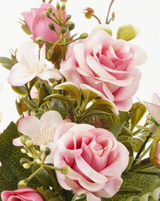 Artificial Flower 20*20*30cm Rose*5 bush GS-67122002-P1 Flowers Bush YeahFlower is one of Chinese leading OEM manufacturers and exporters , supplying the silk flowers, wholesale artificial trees