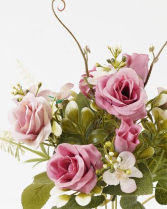 Artificial Flower 20*20*30cm Rose*5 bush GS-67122002-Z1 Flowers Bush YeahFlower is one of Chinese leading OEM manufacturers and exporters , supplying the silk flowers, wholesale artificial trees