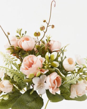 Artificial Flower 20*20*30cm Rose*5 bush GS-67122004-C1 Flowers Bush YeahFlower is one of Chinese leading OEM manufacturers and exporters , supplying the silk flowers, wholesale artificial trees