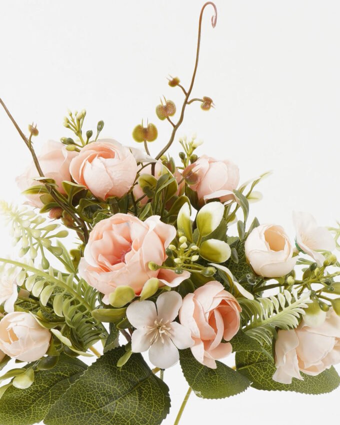 Artificial Flower 20*20*30cm Rose*5 bush GS-67122004-C1 Flowers Bush YeahFlower is one of Chinese leading OEM manufacturers and exporters , supplying the silk flowers, wholesale artificial trees