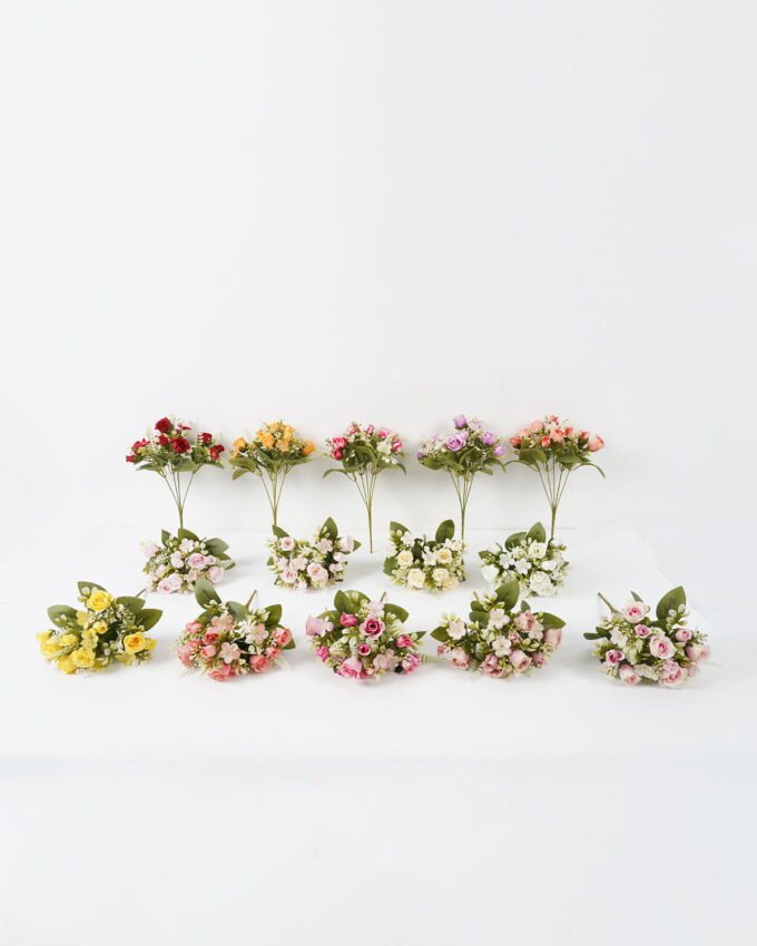 Artificial Flower 20*20*30cm Rose*5 bush GS-67122006 Flowers Bush YeahFlower is one of Chinese leading OEM manufacturers and exporters , supplying the silk flowers, wholesale artificial trees