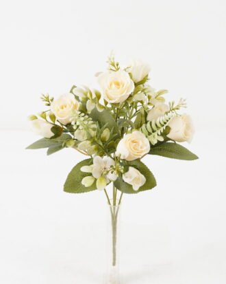 Artificial Flower 20*20*30cm Rose*5 bush GS-67122006-C1 Flowers Bush YeahFlower is one of Chinese leading OEM manufacturers and exporters , supplying the silk flowers, wholesale artificial trees