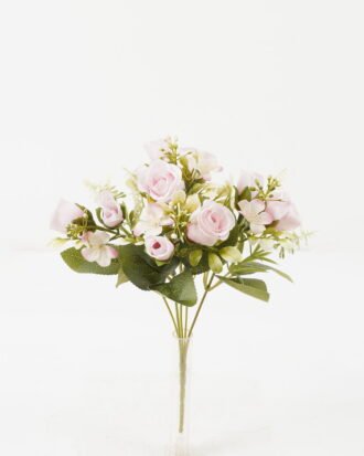 Artificial Flower 20*20*30cm Rose*5 bush GS-67122006-P1 Flowers Bush YeahFlower is one of Chinese leading OEM manufacturers and exporters , supplying the silk flowers, wholesale artificial trees