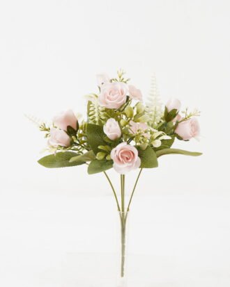 Artificial Flower 20*20*30cm Rose*5 bush GS-67122006-P2 Flowers Bush YeahFlower is one of Chinese leading OEM manufacturers and exporters , supplying the silk flowers, wholesale artificial trees