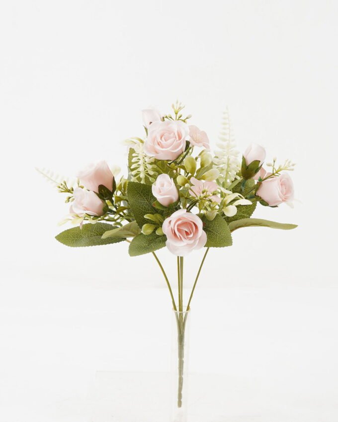 Artificial Flower 20*20*30cm Rose*5 bush GS-67122006-P2 Flowers Bush YeahFlower is one of Chinese leading OEM manufacturers and exporters , supplying the silk flowers, wholesale artificial trees