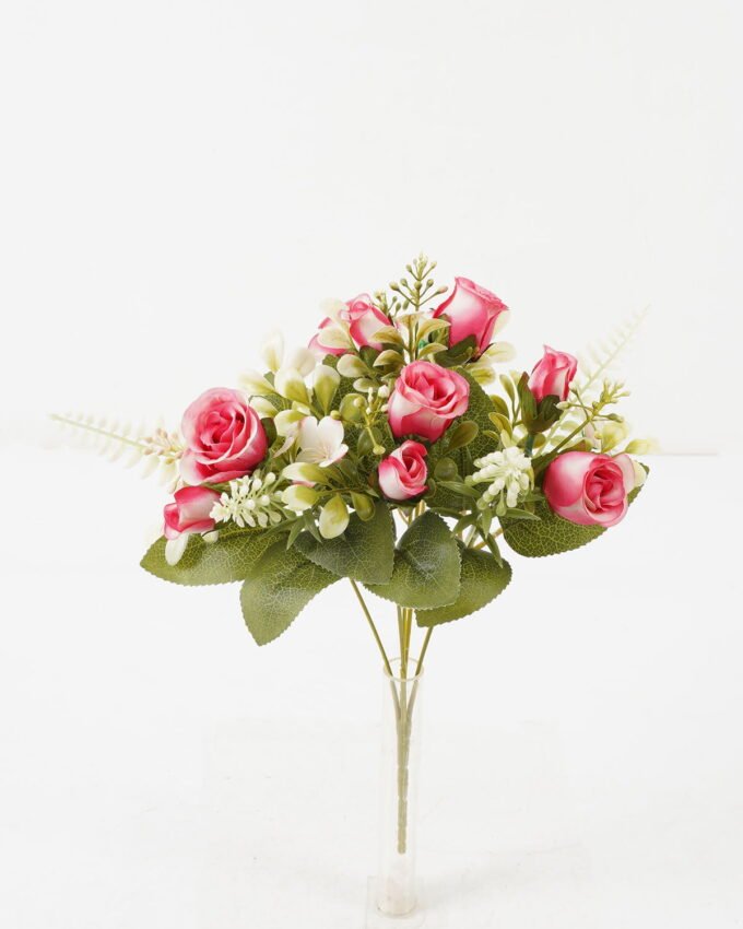 Artificial Flower 20*20*30cm Rose*5 bush GS-67122006-R2 Flowers Bush YeahFlower is one of Chinese leading OEM manufacturers and exporters , supplying the silk flowers, wholesale artificial trees