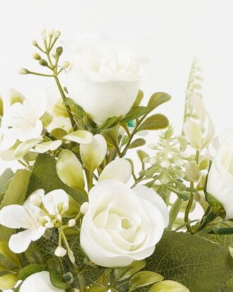 Artificial Flower 20*20*30cm Rose*5 bush GS-67122006-W1 Flowers Bush YeahFlower is one of Chinese leading OEM manufacturers and exporters , supplying the silk flowers, wholesale artificial trees