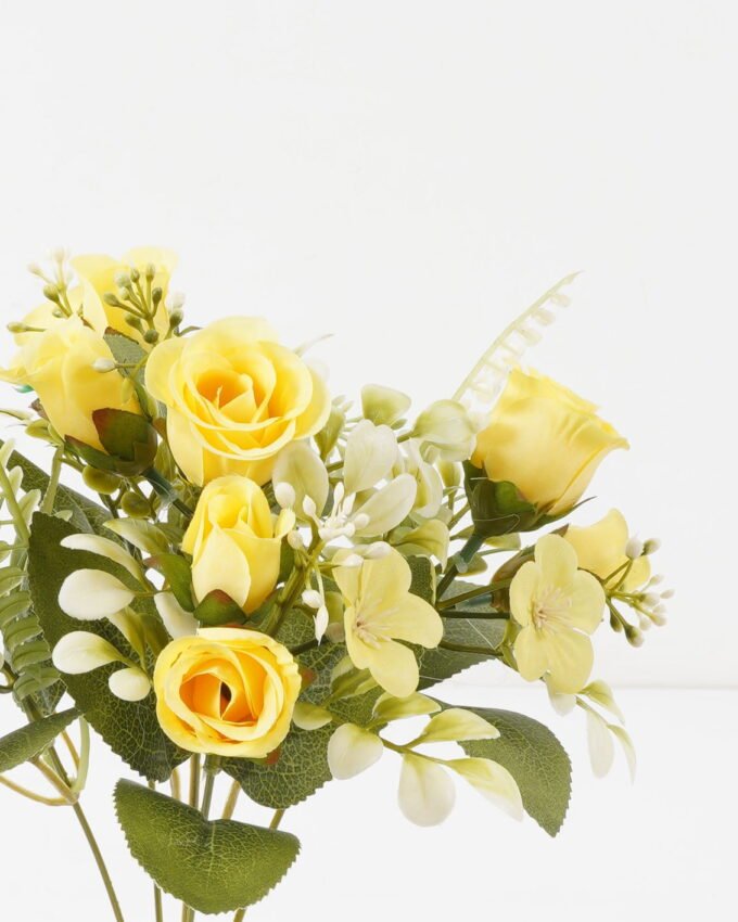 Artificial Flower 20*20*30cm Rose*5 bush GS-67122006-Y1 Flowers Bush YeahFlower is one of Chinese leading OEM manufacturers and exporters , supplying the silk flowers, wholesale artificial trees