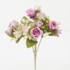 Artificial Flower 20*20*30cm Rose*5 bush GS-67122006-Z1 Flowers Bush YeahFlower is one of Chinese leading OEM manufacturers and exporters , supplying the silk flowers, wholesale artificial trees