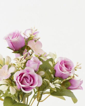 Artificial Flower 20*20*30cm Rose*5 bush GS-67122006-Z1 Flowers Bush YeahFlower is one of Chinese leading OEM manufacturers and exporters , supplying the silk flowers, wholesale artificial trees