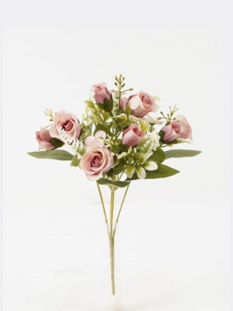 Artificial Flower 20*20*30cm Rose*5 bush GS-67122006-Z1 Flowers Bush YeahFlower is one of Chinese leading OEM manufacturers and exporters , supplying the silk flowers, wholesale artificial trees