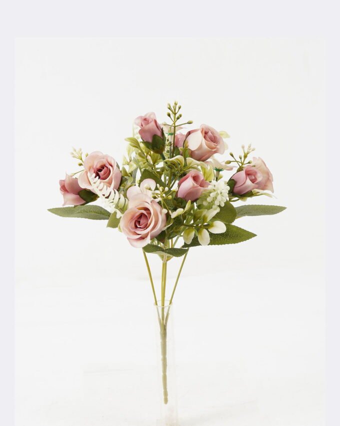 Artificial Flower 20*20*30cm Rose*5 bush GS-67122006-Z4 Flowers Bush YeahFlower is one of Chinese leading OEM manufacturers and exporters , supplying the silk flowers, wholesale artificial trees