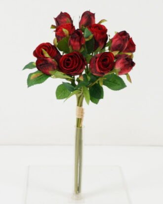 Artificial Flower 16*35cm Rose Bouquet *11 GS-53922001-R2 Bouquet YeahFlower is one of Chinese leading OEM manufacturers and exporters , supplying the silk flowers, wholesale artificial trees