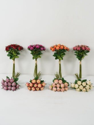 Artificial Flower 16*35cm Rose Bouquet *11 GS-53922001-W1 Bouquet 3,000+ sqm showroom with thousands of artificial flowers, plants & trees ready for global sourcing.