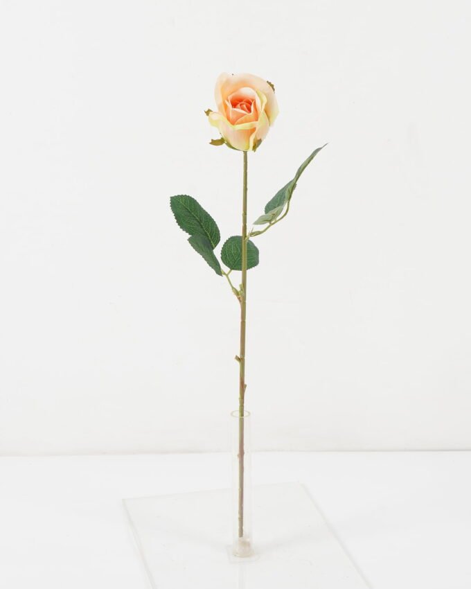 Artificial Flower Rose Single stem GS-12822003_5 Artificial Flower 14*53cm Rose Single stem GS-12822003 Single Flowers YeahFlower is one of Chinese leading OEM manufacturers and exporters , supplying the silk flowers, wholesale artificial trees